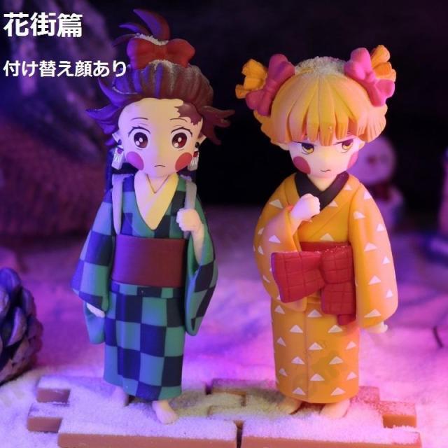 竈門炭治郎 我妻善逸 伊之助 フィギュア おもちゃ 鬼滅の刃完成