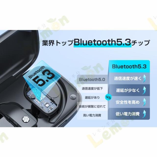 2023初登場 耳掛け式イヤホン Bluetooth5.3 ワイヤレスイヤホン