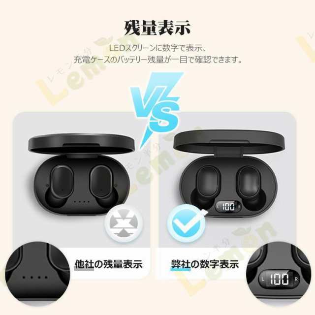 android bluetoothイヤホン 安い 電池残量