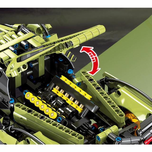 ブロック 知育玩具 ランボルギーニ車 スーパースポーツカー ランボV12車 フォルクスワーゲン ブガッティ ザガート 互換品 クリスマス プレゼントの通販は