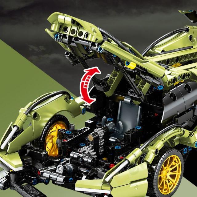 ブロック 知育玩具 ランボルギーニ車 スーパースポーツカー ランボV12車 フォルクスワーゲン ブガッティ ザガート 互換品 クリスマス プレゼントの通販は