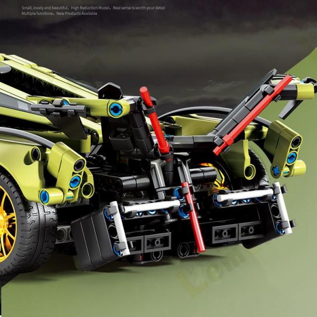 ブロック 知育玩具 ランボルギーニ車 スーパースポーツカー ランボV12車 フォルクスワーゲン ブガッティ ザガート 互換品 クリスマス プレゼントの通販は