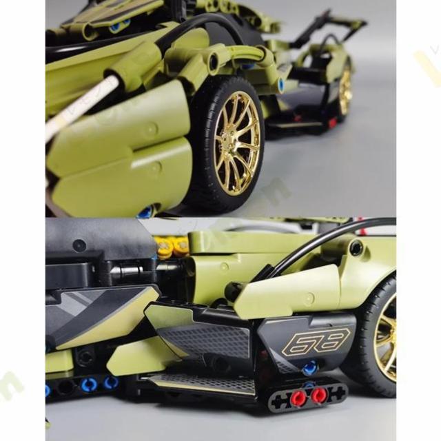 ブロック 知育玩具 ランボルギーニ車 スーパースポーツカー ランボV12車 フォルクスワーゲン ブガッティ ザガート 互換品 クリスマス プレゼントの通販は