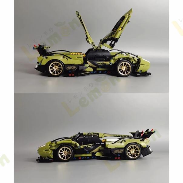 ブロック 知育玩具 ランボルギーニ車 スーパースポーツカー ランボV12車 フォルクスワーゲン ブガッティ ザガート 互換品 クリスマス プレゼントの通販は
