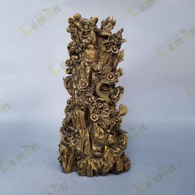 M古銅観自在菩薩　旧家蔵出し、骨董品、縁起物、風水、お守り、古美術、刻印 楽天市場】[送料無料] ミニ 観音菩薩像 真鍮製 仏像 置物 観音様