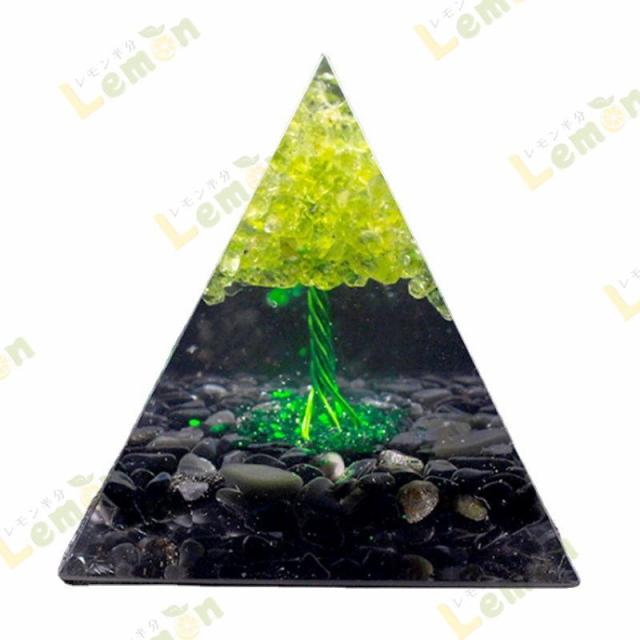 【値下げ】アラゴナイト（繁栄・成功・希望を表す石）置物 オルゴナイト 卓上置物 癒し ストーン チャクラ 幸運 パワー 石 有機物