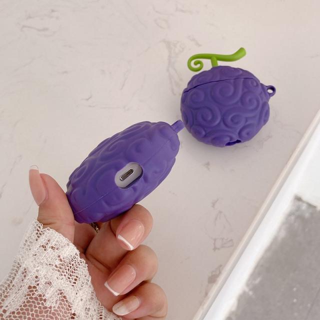 悪魔の実　ゴムゴムの実　AirPods pro シリコンケース Amazon.co.jp: AirPods ケース シリコンケース 悪魔の実