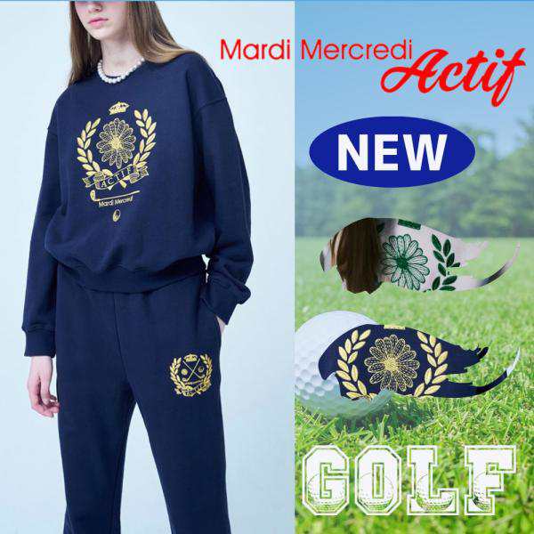 Mardi Mercredi ACTIF マルディメクルディ SWEATSHIRT METALLIC