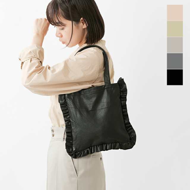 シシ トートバッグ Sisii レザー ミニ サイズ フリル トートバッグ “mini size frill bag” 100-028