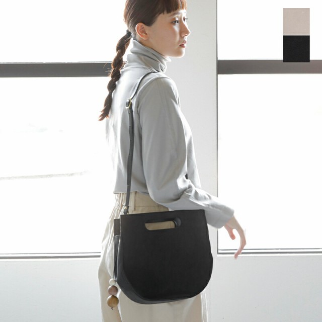 【クーポン対象】(bn-003) Sarah μ サラミュー キップレザー ヌバック 半丸トート & ショルダー バッグ レディースの通販は
