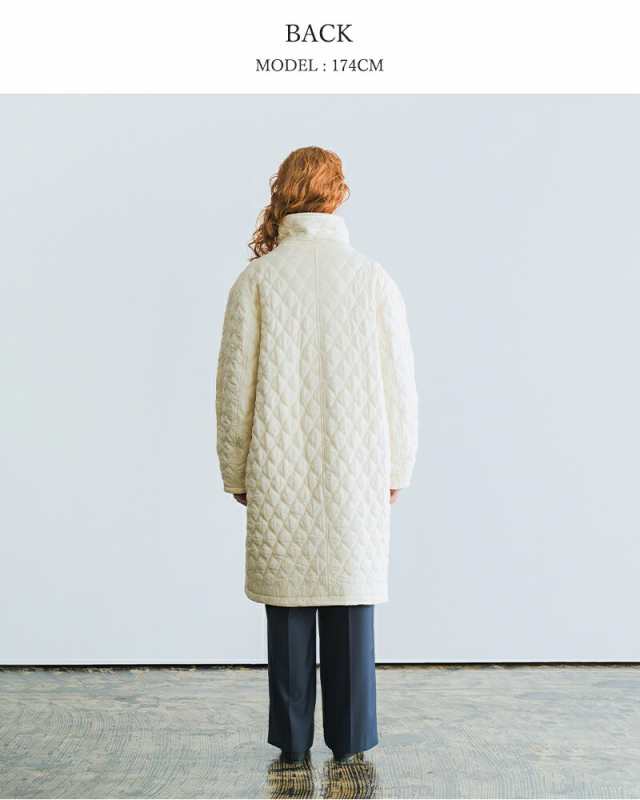 ホワイト whyto キルティング アシンメトリー コート “quilting asymmetry coat” wht24fjk4033 アウター 