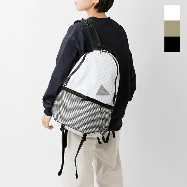 アンドワンダー バックパック リュック and wander エコパック