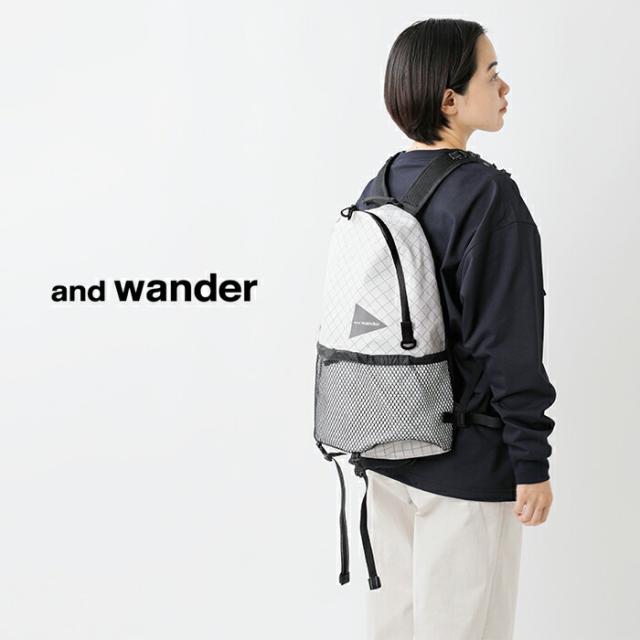 アンドワンダー バックパック リュック and wander エコパック