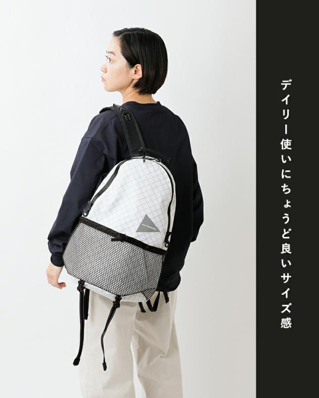 アンドワンダー バックパック リュック and wander エコパック