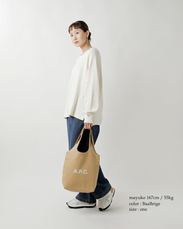 (m61861) A.P.C. アー ペー セー シンセティック トートバッグ “TOTE NINON SMALL” レディース