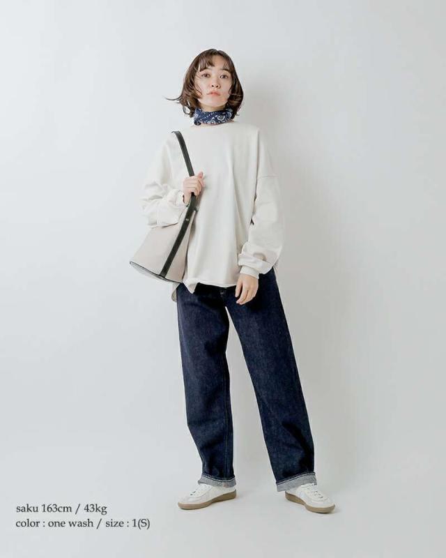 オアスロウ or slow ハイライズ デニム パンツ “JASMINE” 00-1040 パンツ クーポン対象