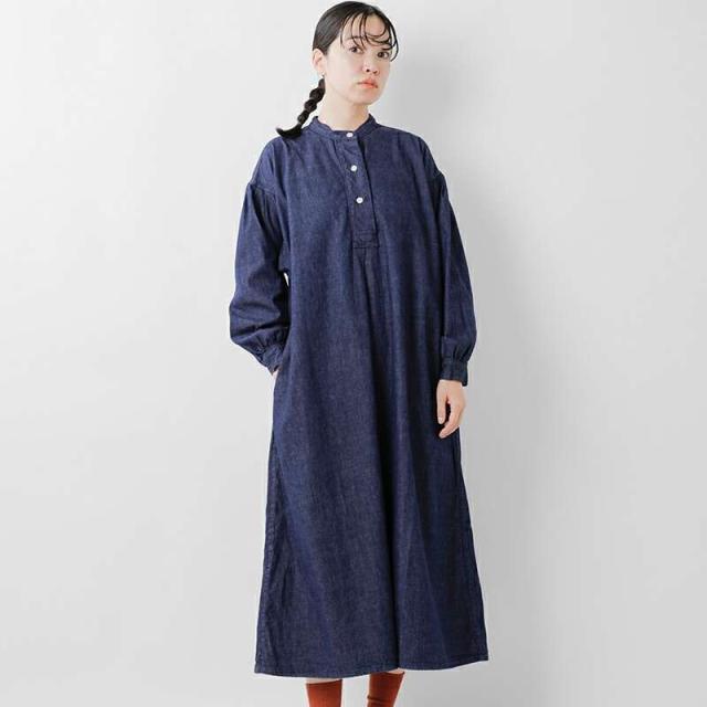オアスロウ ワンピース or slow  デニム プルオーバー ドレス 00-9539  クーポン対象
