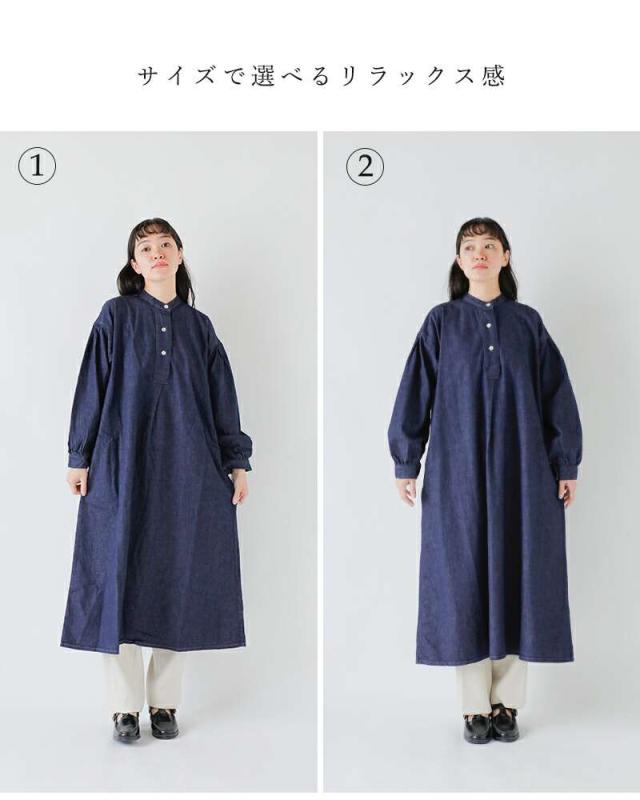 30%OFF オアスロウ ワンピース or slow デニム プルオーバー ドレス 00