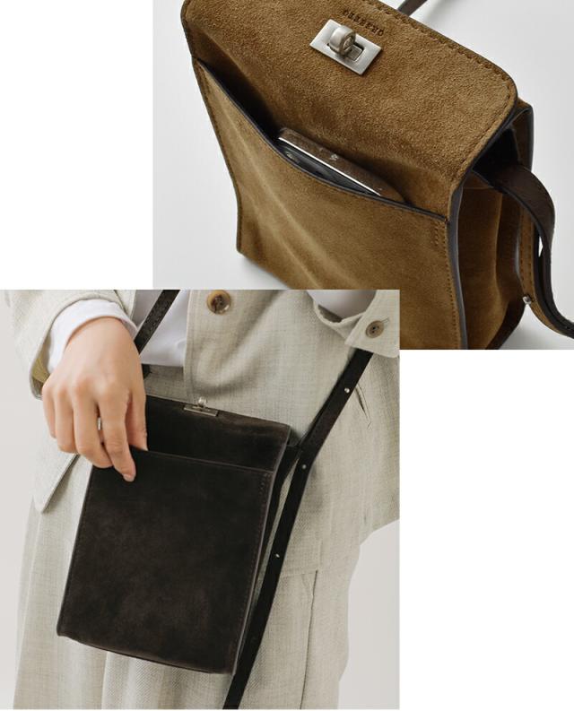 ORSETTO オルセット  カウレザー ショルダーバッグ “TESORO” 01-163-164-01 レディース 2025aw新作 クーポン対象