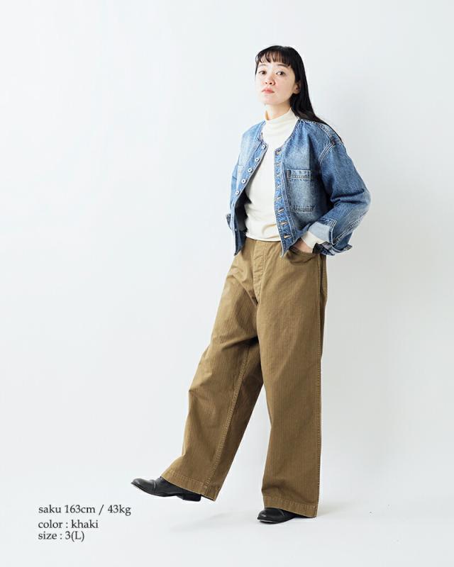 or slow オアスロウ USMC ヘリンボーン ワイドフィット ユーティリティ トラウザー パンツ 01-5210-yo ユニセックス クーポン対象_2