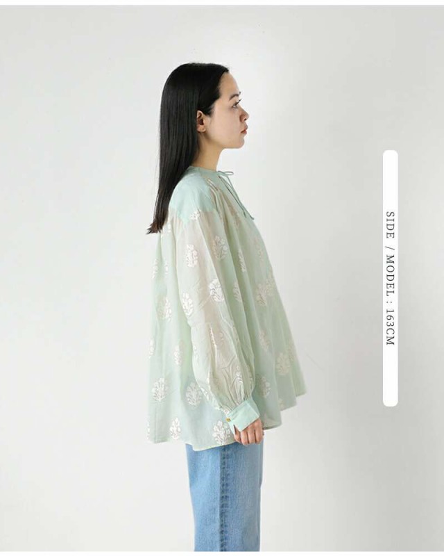 ヌキテパ ブラウス ne Quittez pas コットン ボイル セダム