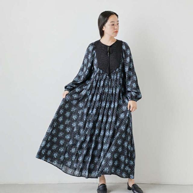 ヌキテパ インドシルク ワンピース ne Quittez pas Cotton Rayon