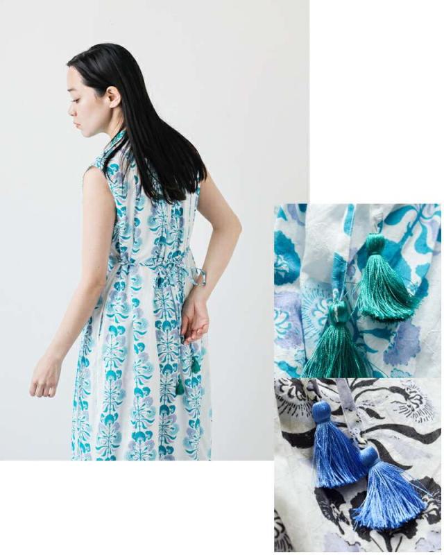 【新品タグ付き】ne Quittez pas ジャガードアナベル刺繡ワンピース ヌキテパ ワンピース ne Quittez pas コットン ジャガード