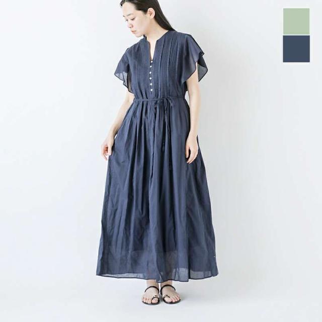 Ne Quitez pas×beams 特注カラーコットンボイルティアードワンピ 楽天