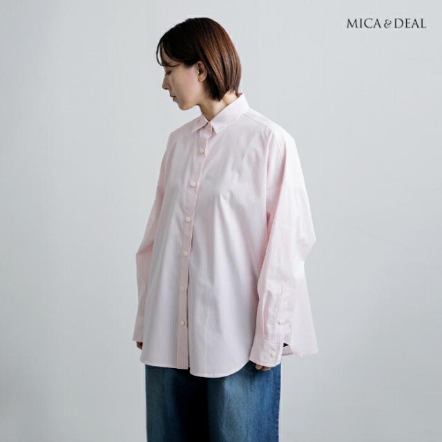 MICA&DEAL マイカアンドディール コットン ポプリン シャツ 0126101009o レディース 2026ss新作 春夏 クーポン対象
