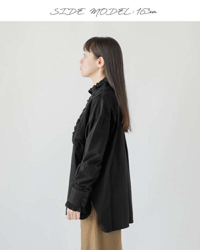 サラマリカ ブラウス Sara Mallika コットン ピンタック レース サラマリカ ブラウス Sara Mallika コットン ピンタック レース