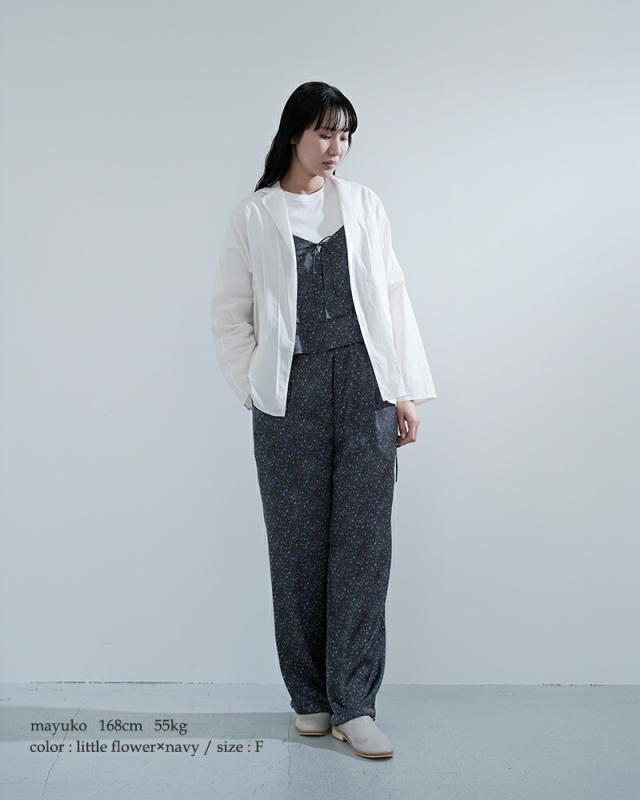 TICCA ティッカ リトルフラワー/ペイズリー プリント/キュプラローズ刺繍 パンツ tbfs-082-092-103 レディース 2026ss新作 春夏 クーポン対象_2