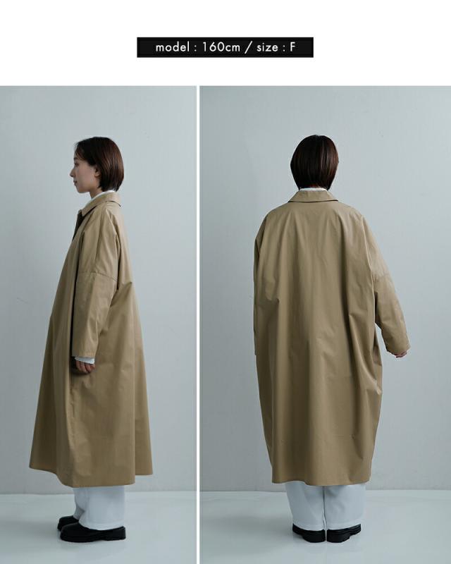mizuiro ind ミズイロインド コットン ワイド シャツワンピース 1-250084 レディース  春夏_12