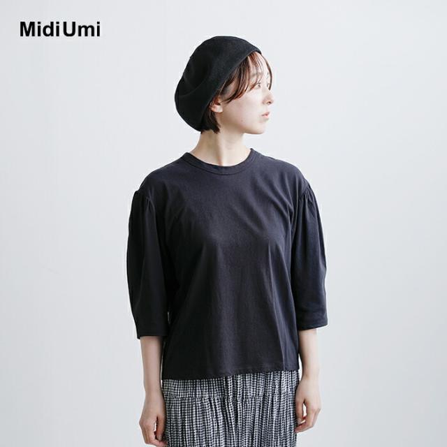 MidiUmi ミディウミ コットン ボリュームスリーブ プルオーバー 1-710106 レディース 春夏_1