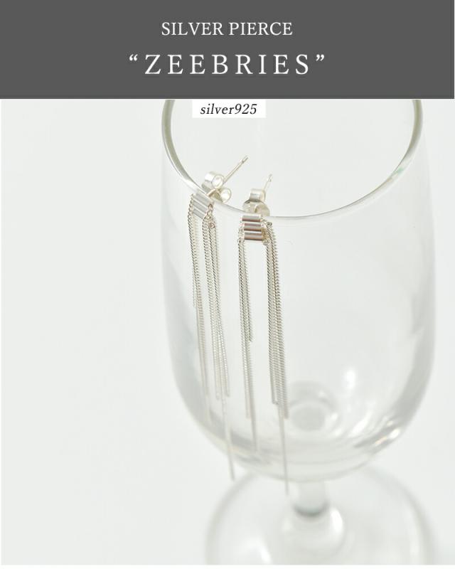 charlotte wooning シャーロット ウーニング  シルバー チェーン ピアス “ZEEBRIES” 1053560023 レディース 2025aw新作 クーポン対象