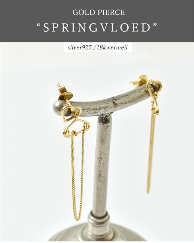 charlotte wooning シャーロット ウーニング  ゴールド ピアス “SPRINGVLOED” 1053560026 レディース 2025aw新作 クーポン対象