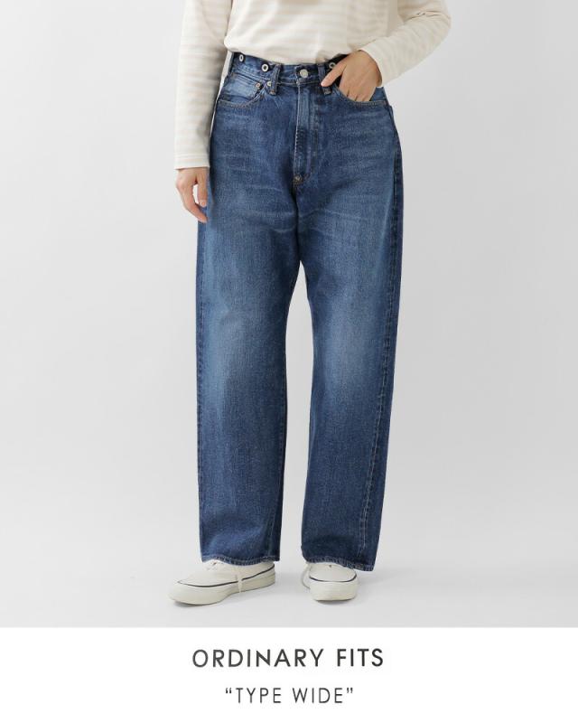 ordinaryfits オーディナリーフィッツ コットン ユーズド ワイド デニム パンツ TYPE WIDE 119usd-126 2026ss新作 春夏 ユニセックス クーポン対象_4