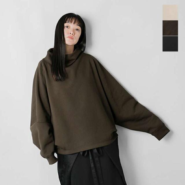 コグザビッグスモーク スウェット プルオーバー COGTHEBIGSMOKE  ヘビーフレンチテリー ボトルネック スウェットシャツ “MELINA BOTTLE NECK SWEATSHIRT” 13101-174-1311-1  クーポン対象