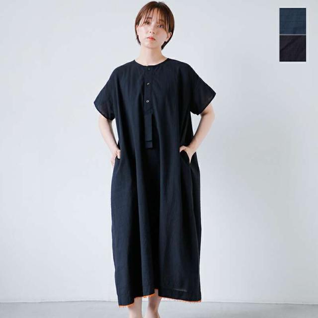 ヴラスブラム・ブラスブラム ワンピース Vlas Blomme コットン ウォーター ドロップ ボーダー ドレス 13209055