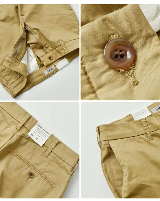 ドミンゴ D.M.G. リラクシングチノストレッチ ストレート トラウザー