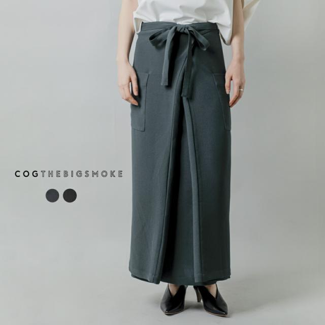 COGTHEBIGSMOKE コグザビッグスモーク ジョーゼット ウエストゴム ダブルラップスカート MINA DOUBLE WRAP SKIRT 14502-249-1316-1 レディース 2026ss新作 春夏 クーポン対象