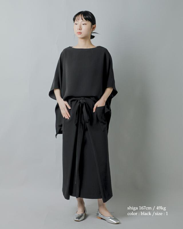 COGTHEBIGSMOKE コグザビッグスモーク ジョーゼット ウエストゴム ダブルラップスカート MINA DOUBLE WRAP SKIRT 14502-249-1316-1 レディース 2026ss新作 春夏 クーポン対象_2