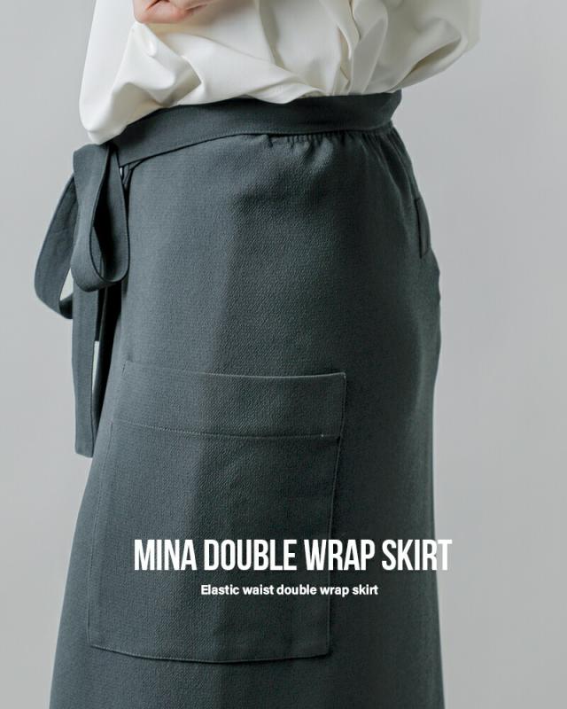 COGTHEBIGSMOKE コグザビッグスモーク ジョーゼット ウエストゴム ダブルラップスカート MINA DOUBLE WRAP SKIRT 14502-249-1316-1 レディース 2026ss新作 春夏 クーポン対象_6