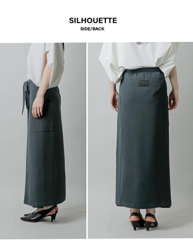 COGTHEBIGSMOKE コグザビッグスモーク ジョーゼット ウエストゴム ダブルラップスカート MINA DOUBLE WRAP SKIRT 14502-249-1316-1 レディース 2026ss新作 春夏 クーポン対象_9