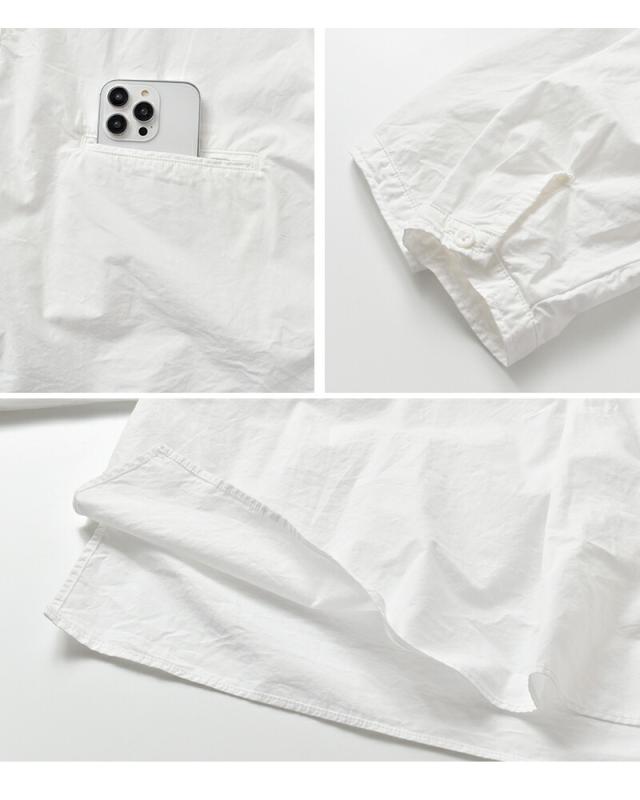 D.M.G. ドミンゴ コットン プルオーバー シャツ 16-0837x-0838x-nk