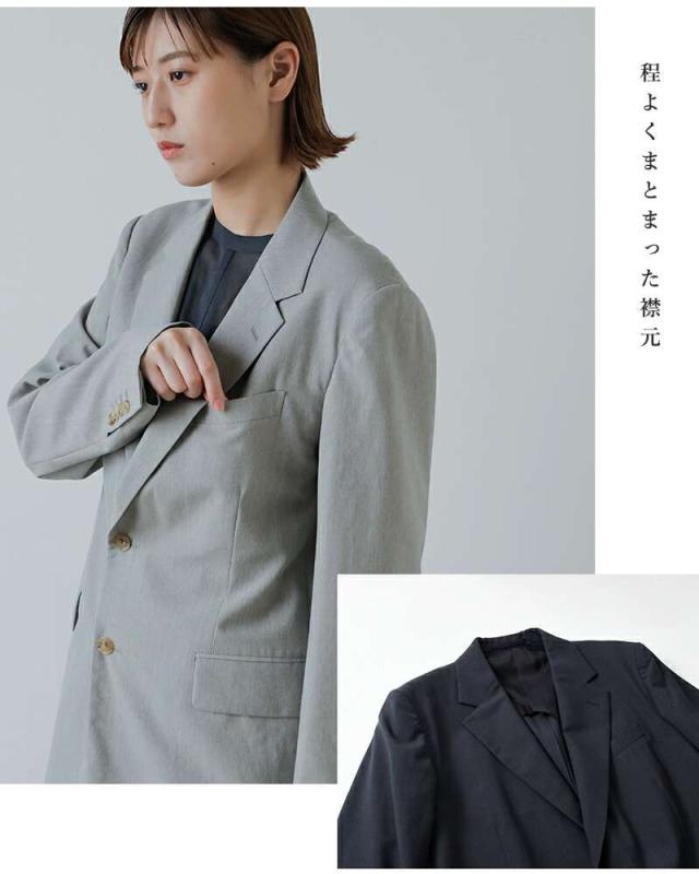 30%OFF イレーヴ YLEVE ウール シャンブレー ジャケット “WOOL CHAMBRAY JK” 168-5120034 アウター クーポン対象 30%OFF イレーヴ YLEVE ウール シャンブレー ジャケット “WOOL