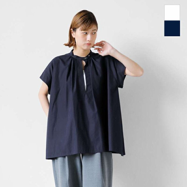 イレーヴ ブラウス YLEVE ブリエンヌ コットン タイプライター ブラウス “BOURRIENNE COTTON TYPEWRITER SH/ KADO” 168-5150111 クーポン対象