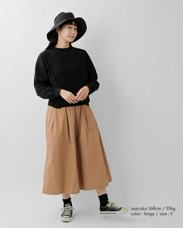 セール 30%OFF D.M.G. ドミンゴ コットン タック フレアスカート 17-0524x-nk レディース_3