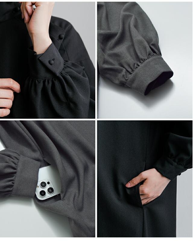 Si-Si-Si スースースー スタンドカラー ワンピース STAND COLLAR DRESS 2025-aw301 レディース 2026ss新作 春夏 クーポン対象_9