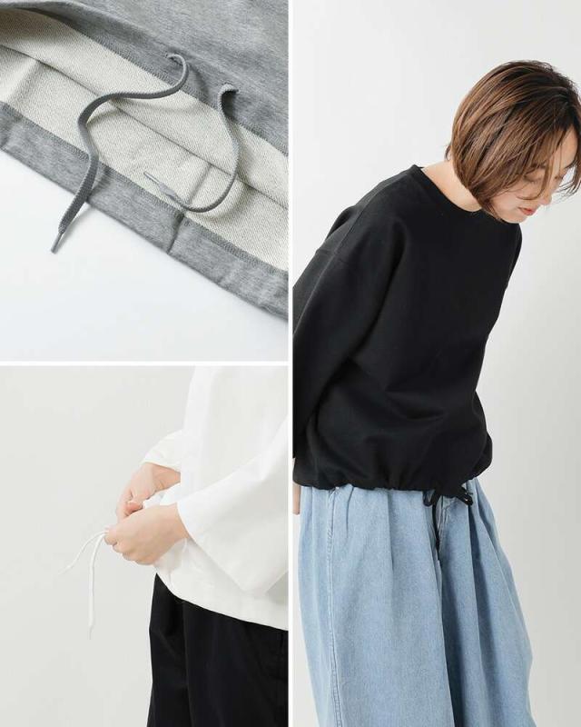 トラバイユマニュアル スウェット プルオーバー TRAVAIL MANUEL コットン ハイゲージ 裏毛 ヘムコード プルオーバー 2033 クーポン対象 トラバイユマニュアル スウェット プルオーバー TRAVAIL MANUEL