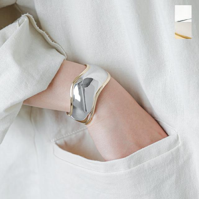 JAMIRAY ジャミレイ ウェービー シルバー バングル WAVY SILVER BANGLE 254-270123 レディース 2026ss新作 春夏2026ss新作 クーポン対象